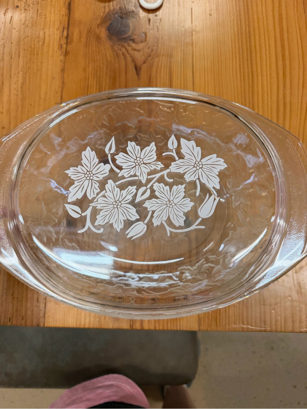 Vintage Princess House Glass Casserole Dish - Home Kitchen
